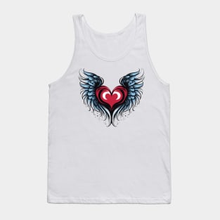 Heart With Wings 3 Tank Top